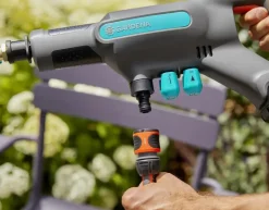 Gardena accu medium drukreiniger AquaClean kant-en-klare set
