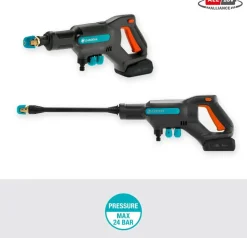 Gardena accu medium drukreiniger AquaClean kant-en-klare set
