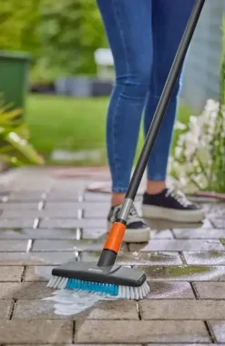 Gardena Cleansystem borstel hard