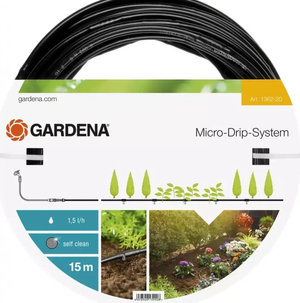 Gardena micro drip druppelbuis 4,6 mm (3/16") 15 meter