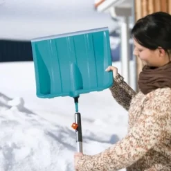 Gardena Sneeuwschuiver 40cm incl steel 130cm blauw