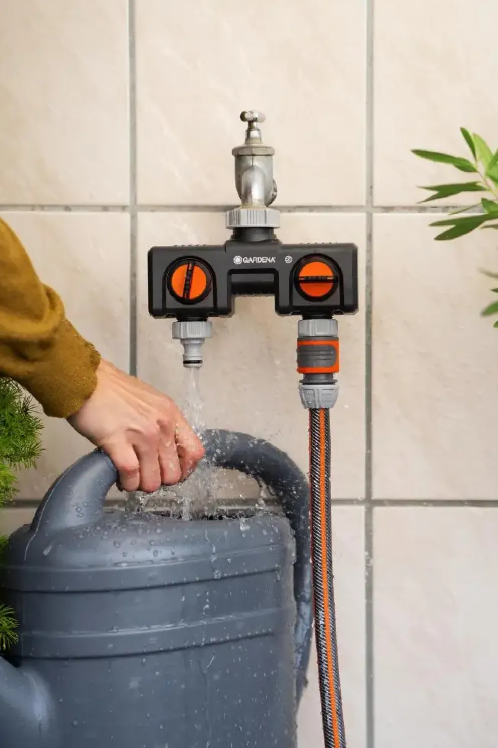 Gardena 2 Weg Waterverdeler