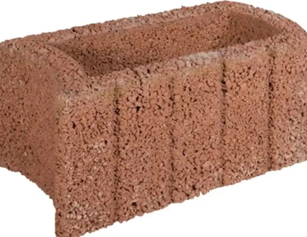 Gardenlux Beplantingselementen Ovalflor Bruin 40x21x20 cm