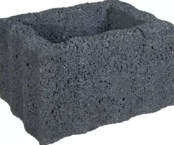 Gardenlux Beplantingselementen Ridgeflor Middel Zwart 40x30x25 cm