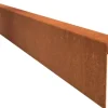Gardenlux Cortenstaal U-profiel eenzijdig lange kant Cortenstaal 100x4,6x19,6x6,4 cm