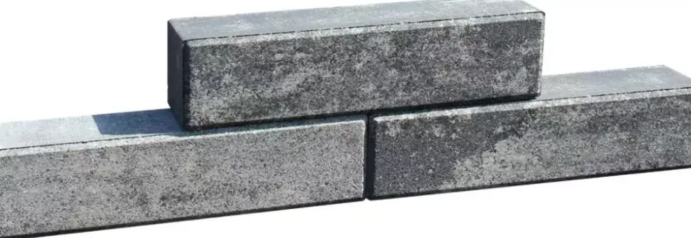 Gardenlux Decor Block Grijs/zwart 40x10x10 cm