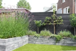 Gardenlux Decor Block Grijs/zwart 40x10x10 cm