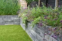 Gardenlux Decor Block Grijs/zwart 40x10x10 cm