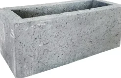 Gardenlux Fiora Block Grijs 50x20x20 cm