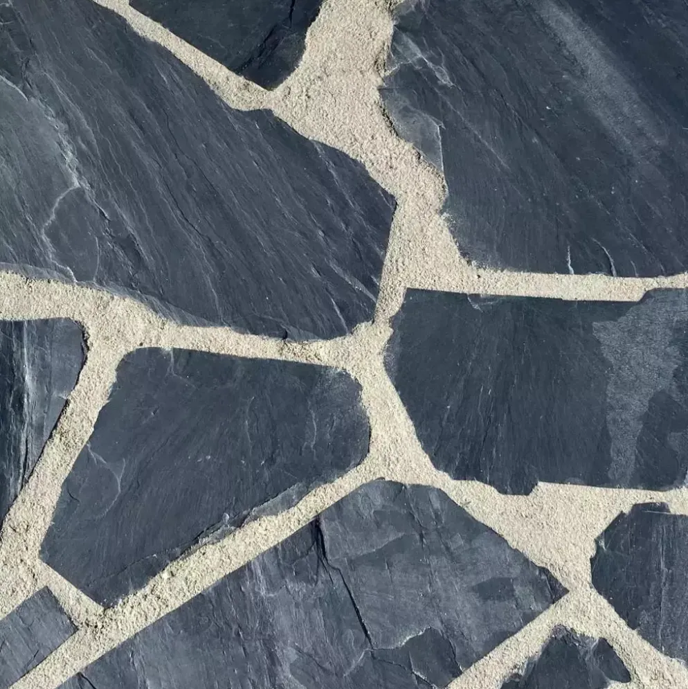 Gardenlux Flagstones Pure Black 2,5-4 cm dik