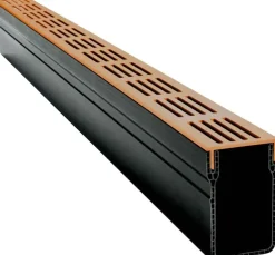 Gardenlux Garden Drain Designgoot Cortenstaal 100x6,5x10 cm