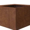 Gardenlux GL Bloembakken Cortenstaal 90x90x60 cm