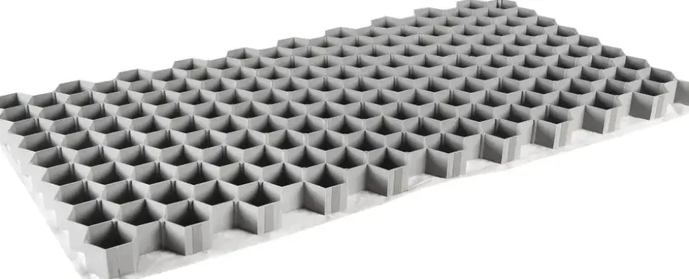Gardenlux Gravel Fix Smart Waterdoorlatend 180 Liter/S.M2. Hoeveelheid Grind 50 Liter /M2 Gravel Fix Solid Grijs 60x80x2,6 cm