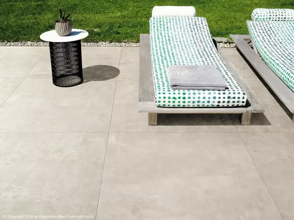 Gardenlux Keramische Tegels Ceramica Lastra Boost White 120x120x2 cm