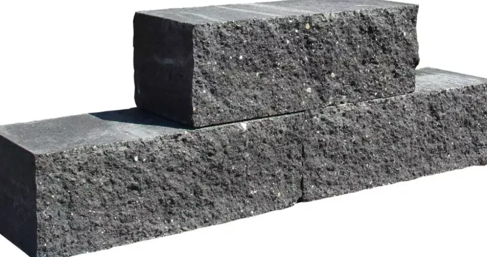 Gardenlux Nature Walling Zwart 32x13x11 cm