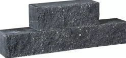 Gardenlux Nature Walling Zwart 32x13x11 cm