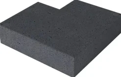Gardenlux Oud Hollandse Massief hoek buiten Antraciet 60/60x37x15