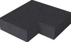 Gardenlux Oud Hollandse Massief hoek binnen Carbon 60/60x37x15