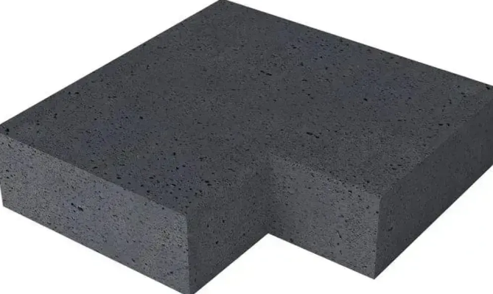 Gardenlux Oud Hollandse Massief hoek binnen Antraciet 60/60x40x20