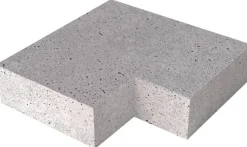 Gardenlux Oud Hollandse Massief hoek binnen Grijs 60/60x37x15