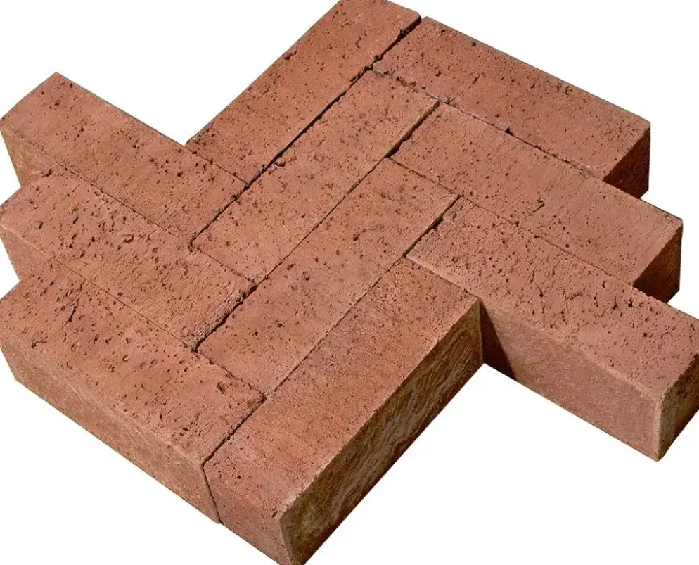 Gardenlux Oud Hollandse Stenen Dikformaat Zonder Vellingkant Roodbruin 21x7x8 cm