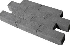 Gardenlux Oud Hollandse Stenen Kleinplaveisel Zonder Vellingkant Antraciet 15x5x7 cm