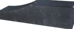 Gardenlux Palissade Block Wave Zwart 60x15x15 cm