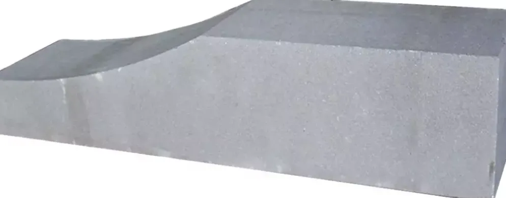 Gardenlux Palissade Block Wave Grijs 60x15x15 cm