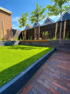 Gardenlux Palissade Block Zwart 30x15x15 cm