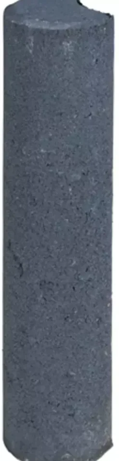 Gardenlux Palissadepalen Met Inkeping Zwart Ø 8x35 cm