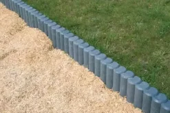 Gardenlux Palissadepalen Met Inkeping Zwart Ø 8x25 cm