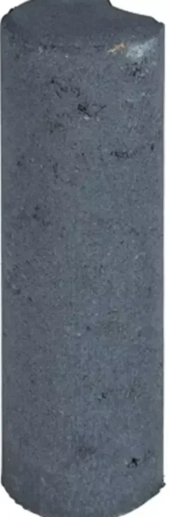 Gardenlux Palissadepalen Met Inkeping Zwart Ø 8x25 cm