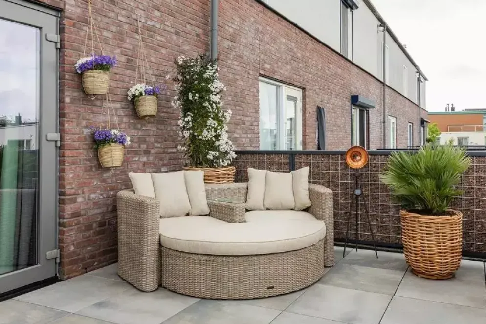 Gardenlux Randoplossing buitenhoek Alumminium incl. rubberpad