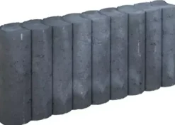 Gardenlux Rondo Palissadeband Zwart 8x25x50 cm