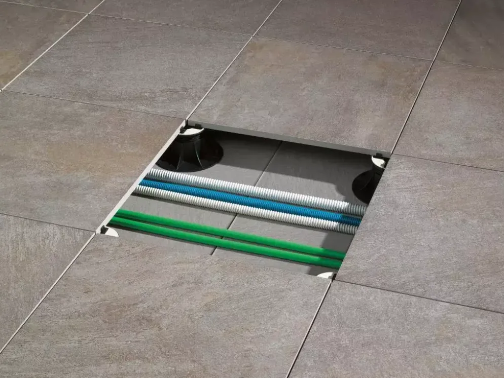 Gardenlux Tegeldragers Flex verstelbaar Zwart 27-40 mm
