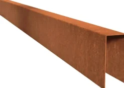 Gardenlux U-profiel Opsluitband 60 Cortenstaal 6x20x100 cm