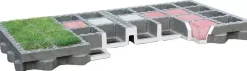 Gardenlux Waterpasserende Eco Grates 4 Zijdige Vertanding Kunststof Eco Grates 40x80x6 cm