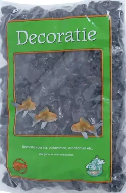 Glanskiezel nero ebano, zak à 1 kg