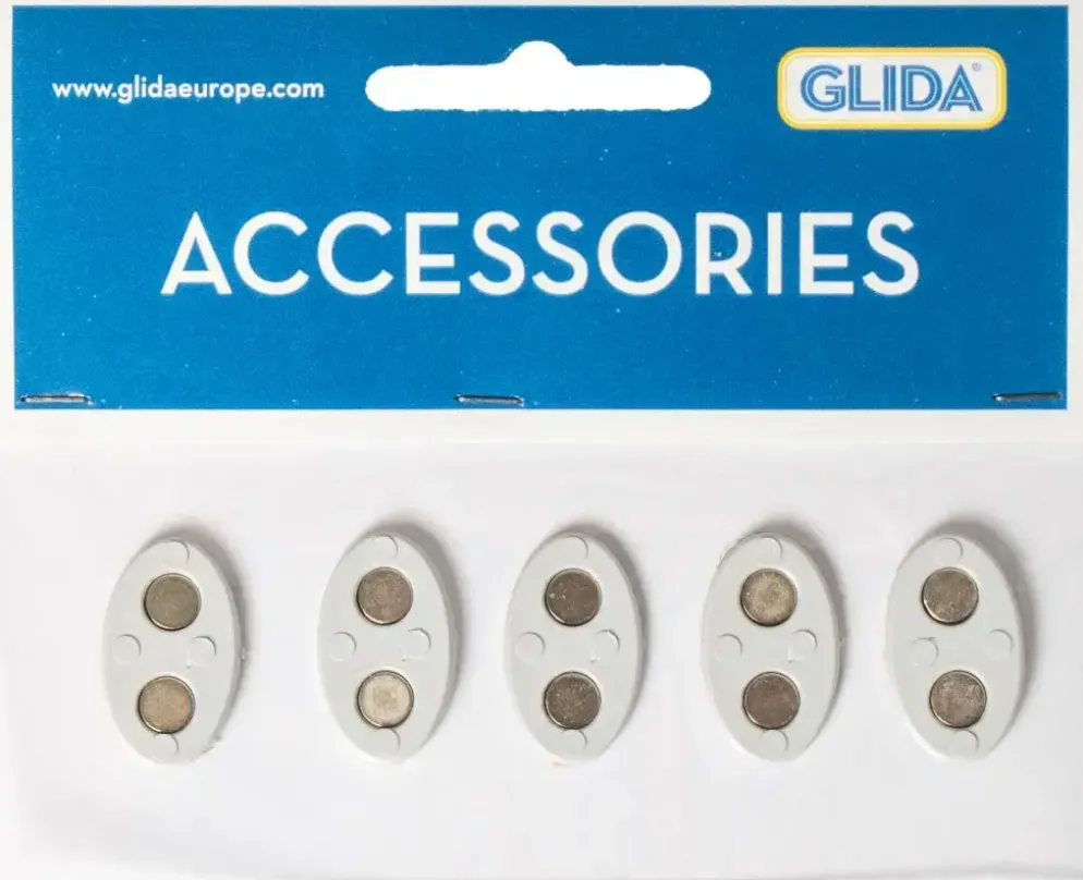Glida Magnetische voetstukken 5 stuks