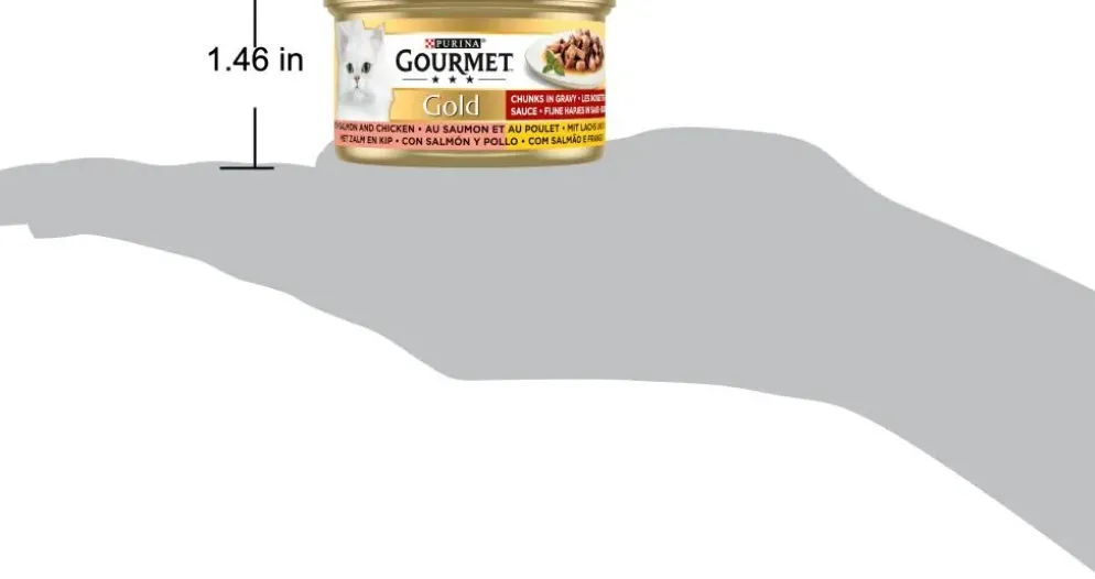 Gourmet Gold fijne hapjes in saus zalm & kip 85g