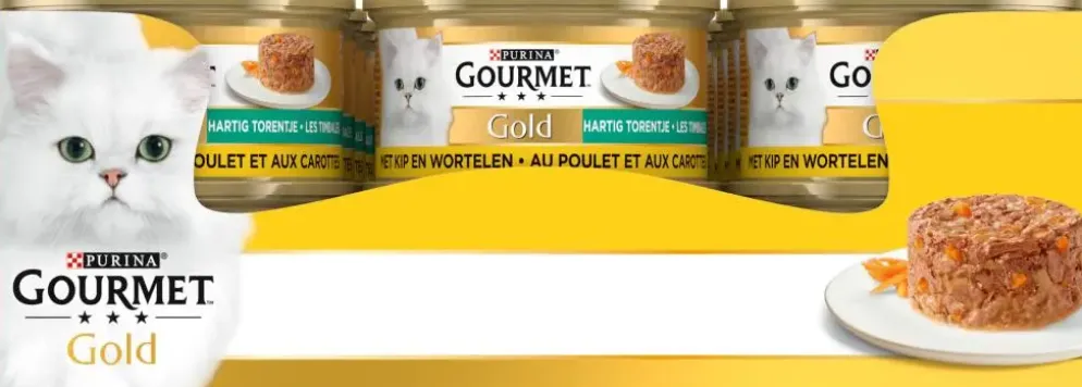 Gourmet Gold Hartig Torentje Kip & Wortel 85 g