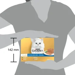 Gourmet Gold mousse multipack rund, konijn, kalf, lam 24 x 85g