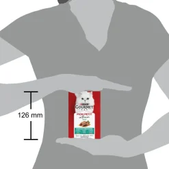 Gourmet Mon Petit Kattenvoer Nat – Vis & Vlees 6 × 50 g