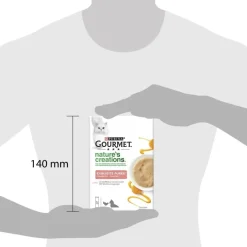 GOURMET Nature's Creations Puree met Zalm kattensnacks 5x10g