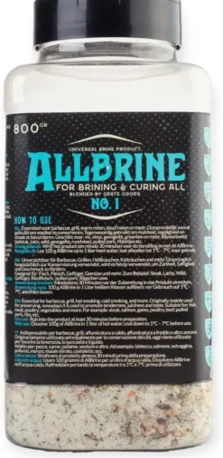 Grate goods Allbrine nr.1 strooibus 800 gram