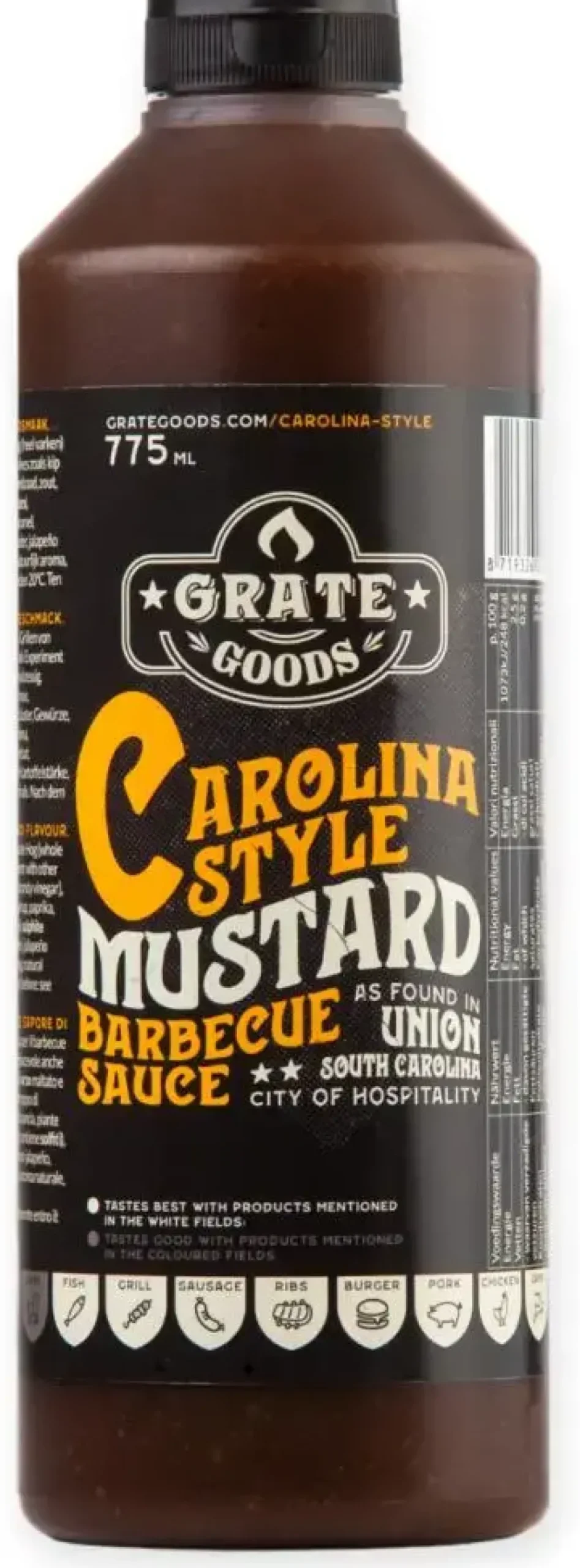 Grate goods Carolina mustard barbecue sauce 775 ml