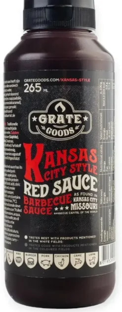 Grate goods Kansas city red barbecue sauce 265 ml