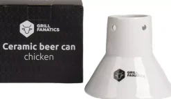 Grill Fanatics chicken sitter ceramic