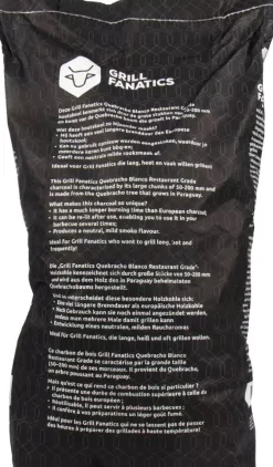 Grill Fanatics white quebracho houtskool 10 kg