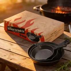 Grill master iron handle set